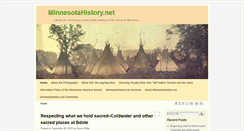 Desktop Screenshot of minnesotahistory.net